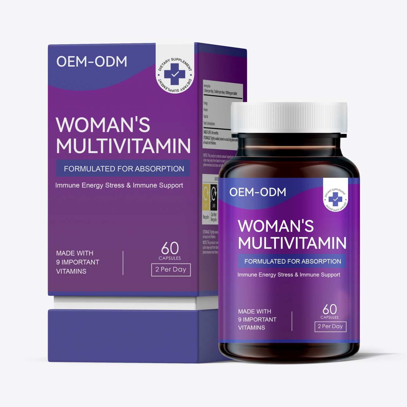 Services OEM pour comprimés multivitaminés pour femmes
   